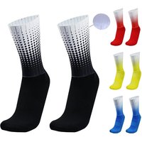AliExpress NONE Socks New Style Cycling Polka Dot Summer Sports Non-slip Silicone Pro Outdoor Racing Bike Socks Calcetines Ciclismo