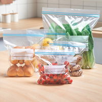 Resealable Plastic Bags Self Seal Transparent Plastic Bag Kitchen Food Storage Package Pouches Vacuum Fresh Organize Bag