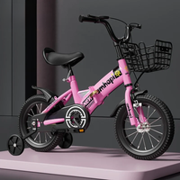 AliExpress TLXT Children's Folding Bicycle Baby Stroller 12-14-16-18-20 Inch Bicycle New Boys And Girls 2 Years Old - 10 Years Old Bicycle 2024