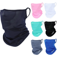 AliExpress NONE Breathable Bike Mask Daily Windproof Dustproof Solid Color Motorcycle Scarf Ice Silk Balaclava Summer