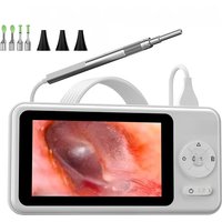 Visual Ear Cleaner Camera 4.5 Inches Screen HD1080P 3.9MM Lens Otoscope Ear Wax Removal Tool USB Cable 6 LEDs with 32GB TF Card
