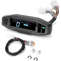 1PC Universal Motorcycle digital tachometer Odometer RPM Fuel Injection Carburetor Meter LCD Digital dash