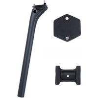 AliExpress ELITA ONE New Carbon Seat post Mountain Bike Seat Post Road Seatpost Offset 20 Bike Parts 25.4/ 27.2/30.9/31.6*350/400/450mm