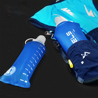AliExpress WRELS Soft Water Bottle Outdoor Sport Camping Running Folding Bag Flask TPU BPA-Free Hydration Pack Collapsible Water Bottle
