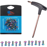 AliExpress KRSEC Bicycle Disc Brake Rotor Bolts M5*10 T25 Road Mountain Bike Brake Screws Mtb Disc Brakes Wrench Bicycle Part