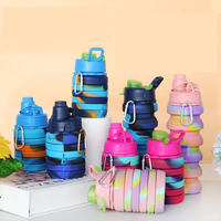 AliExpress Xbees Outdoor Sports Silicone Folding Water Cup Camouflage Creative Cycling Travel Children Portable Water Bottle