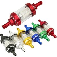 AliExpress NONE 8mm CNC Aluminum Alloy Glass Gas Fuel Gasoline Oil Filter Moto for Dirt Pit Bike 125/140/150/160cc CRF70 90 110 TTR100 110 KLX65