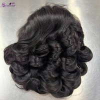 Loose Body Wave Short Bob Wig Human Hair 13x4 Lace Front Wigs Human Hair Pre Plucked Body Wave 250% Density 4x4 Closure Bob Wigs