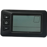 AliExpress NONE KD21C EBike LCD Display EScooter Conversion Kit 48V Electric Bike Component Part Key Disp Instrument Bicycle Accessories