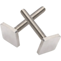 AliExpress NONE 3PCS 20X20mm*M6*35mm T-bolts Fit For Thule Free Ride 532 T Track Roof Mount Cycle Carrier Screws Studs Bolt