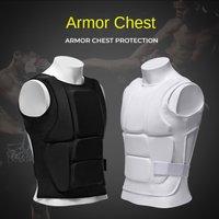 Karate Chest Guard Wear-Resistant Vest Rib Sparring Training Sports Sanda Vest for Grappling And Karate