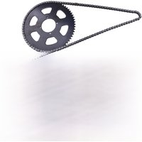 AliExpress kun ray 65T Tooth with #35 Chain for Electric Motorcycle Mini Moto ATV Quad Dirt Pit Pocket Bike Scooter Parts Can Use with KR5V Motor