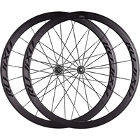 AliExpress RUJIXU 6pawls Ultralight 700C Height 30/40/50MM Pull Straight Flat Spokes Wheel Group V / C brake disc brake road wheelset