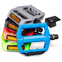 AliExpress NONE KORE MTB Road Bike Pedal Bearing Pedals Non-slip Folding Bicycle Fixed Gear Water Proof Nylon Downhill Ultra-Light for 14mm Part