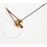 Nordic Walnut Wall Clocks Minimalism Living Room Clocks Creative Clock Mechanism Silent Art Clock Watch Luxury Decorations