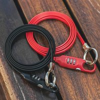AliExpress NONE ROCKBROS Portable Bicycle Lock High Security Anti-theft Locks Safety Bike Chain Lock for Motorcycle Electric E-Bike Accessories