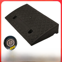 Driveway Curb Ramps Pressure Resistant PVC Curb Ramp With Grain Curb Ramp Fit Motorhome Truck Shed Ramps Pets & Wheelchair