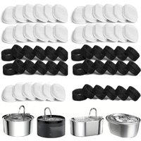 10/20/30pcs Cat Water Fountain Filters,Pet Fountain Activated Carbon Replaced Filter For Cat Dog Water Fountain Dispenser Feeder
