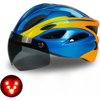 AliExpress Victgoal VICTGOAL MTB Electric Scooter Bicycle Helmet for Men Taillight Goggles Lens Sun Visor Cycling Helmets