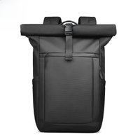 HK Multifunctional Travel Backpack for Men Large Roll-top Hiking Backpack Waterproof 15.6 Inch Laptop Bag Outdoor Sport Rucksack