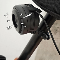 AliExpress NONE For All Electric Scooter/BMX/Mountain Bikes/Bikes New Universal 125db Waterproof USB Charging Loud Sound Electric Scooter Horn