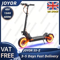JOYOR S5-Z Foldable EScooters 600W Motor 48V13Ah Battery Adjustable Height Electric Scooter Adult 10*3.0 Widen Tires E-Scooter