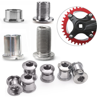 AliExpress GANOPPER 4/5/10 Pair Bike Chainring Bolts MTB Plate Screws Monoplate Or Double Or Three Plate Crank Parts Cycling Crankset Accessories