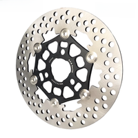 AliExpress DIHODA Universal CNC Aluminum alloy Floating disk motorcycle brake disc 220mm Hole pitch 57mm For Scooter Sport-bike