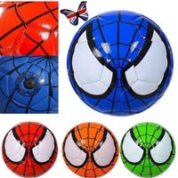 Kids Football PVC Soccer Ball Toy for Children Outdoor Sports Training Ball Birthday Holiday Gift for Boys Girls Spidy Design