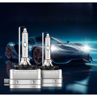 2pcs D1S D2S D3S D4S Xenon Headlight Bulbs, 6000K White 150% Lighting Distance Xenon Replacement Bulb With Metal Stents Base