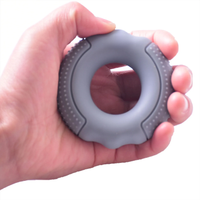 O Hand Gripper Grip Silicone Ring Hand Resistance Band Finger Stretcher-Exercise for Forearm Wrist Training Carpal Hand Expander
