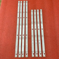 Kit 8pcs LED Backlight Strip Bar for Thomson 55UV6206W 55UD6216 55UD6236 55UD6206 55UD6206W 55S6000FS LVF550ND1L
