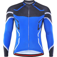 AliExpress Custom Sublimation 100% Polyester Mountain Cycling Jersey Quick-Dry Men Top Long Sleeve Design Jersey New Riding Bike Hot Sale