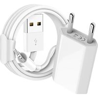 Fast Charging Original EU USB Charger For iPhone 6S 7 8 14 Plus X XR XS 11 12 13 Pro Max Rapid Charge USB Data Cable 1m 1.5m 2m