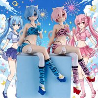 Re:Zero Rem & Ram Collectible Figures - Anime Character Model Set, Decorative Statues for Fans & Collectors