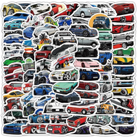 AliExpress LOLEDE 10/50/100 Pcs Retrofit Racing Car Graffiti Stickers Laptop Guitar Luggage Bike Skateboard Waterproof Sticker Decal Kid Toy