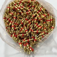 AliExpress NONE 50/100PCS Car Motorcycle Bicycle Tire American Valve Cores Car Tire Brass Valves 5v1 High Quality Pure Copper Native Valve Cores