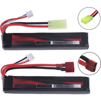 1PCS 7.4V 2500mAh Water Gun Lipo Battery T/TAMIYA For 2s 7.4V Battery for Mini Airsoft BB Air Pistol Electric Toys Guns Parts
