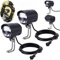 AliExpress NONE 36V-60V E-Bike Horn Light Electric Scooter LED Headlight 5W Waterproof 2 in 1 Horn Lamp Motorcycle Bicycle Flashlight 1/2/3PCS