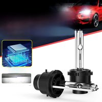 2pcs D1S D2S D3S D4S HID Xenon Headlight Bulb Bi-xenon 6000K White Projector Lens Replacement Lamp With Metal Holder 6000K 8000K