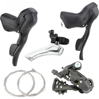 AliExpress IX MicroNEW Road Bike Shifters 3x7 3x8 3x9 3x10 3X11Speed Bicycle Brake Lever 2x7 2x8 2x9 2x10 Speed Derailleur for Shimano