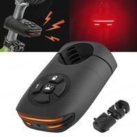 4 Mode Smart Alarm Bicycle Tail/Brake Light 3 In 1 IP65 Waterproof One Touch Arming Night Cycling Outdoor LED Warning Lights