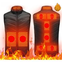 AliExpress X-TIGER 9 Areas Heated Vest Winter Heated Jacket USB Electric Heating Vest Motorcycle Cycling Heating Jacket Heated Clothing