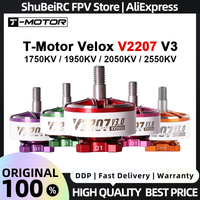 T-Motor Velox V2207 V3.0 Brushless Motor 1750/1950/2050/2550kv for FPV RC Racing Drone Quadcopter Freestyle RC Parts