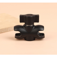 AliExpress SDJZT 5.5CM Aluminum Alloy Double Socket Arm Ball Head Holder Mount Clamp For Bicycle Motorcycle Camera Extension Arm