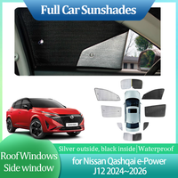 Full Car Sunshades for Nissan Qashqai e-Power J12 2024~2026 Roof Windows Sun Visor Windshield Curtain Sunroof Cover Accessories