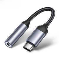 Rocoren USB Type C To 3.5mm Aux Cable Headphone Adapter For Huawei Honor Oneplus iPhone 15 Plus Pro Max Earphone 3.5 Jack Wire