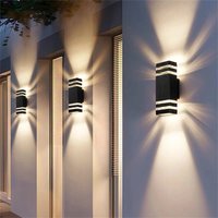 Wall Light Waterproof Lamp LED External Wall Washer Sconces Lighting For Porch Street Garden Home Decoration E27 Light Bulb