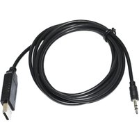FTDI FT232RL CHIP USB RS232 TO TRS 3.5MM STEREO AUDIO JACK AJ PLUG SERIAL PROGRAMMING CABLE USB-RS232-AJ SERIAL CONVERTER KABLE