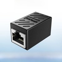 ZoeRax 2PCS RJ45 Coupler Ethernet Extender 1000Mbps, Cat6A Cat6 Cat5e Ethernet Cable Extender Ethernet Adapter LAN Connector